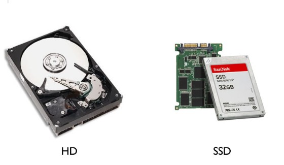 DIFERENÇA ENTRE HD E SSD